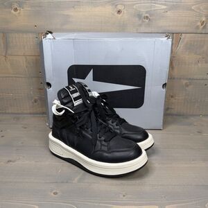 NIB Rick Owens x Converse TURBOWPN Black Sneakers 172342C US Men's 10.5, EU 44.5